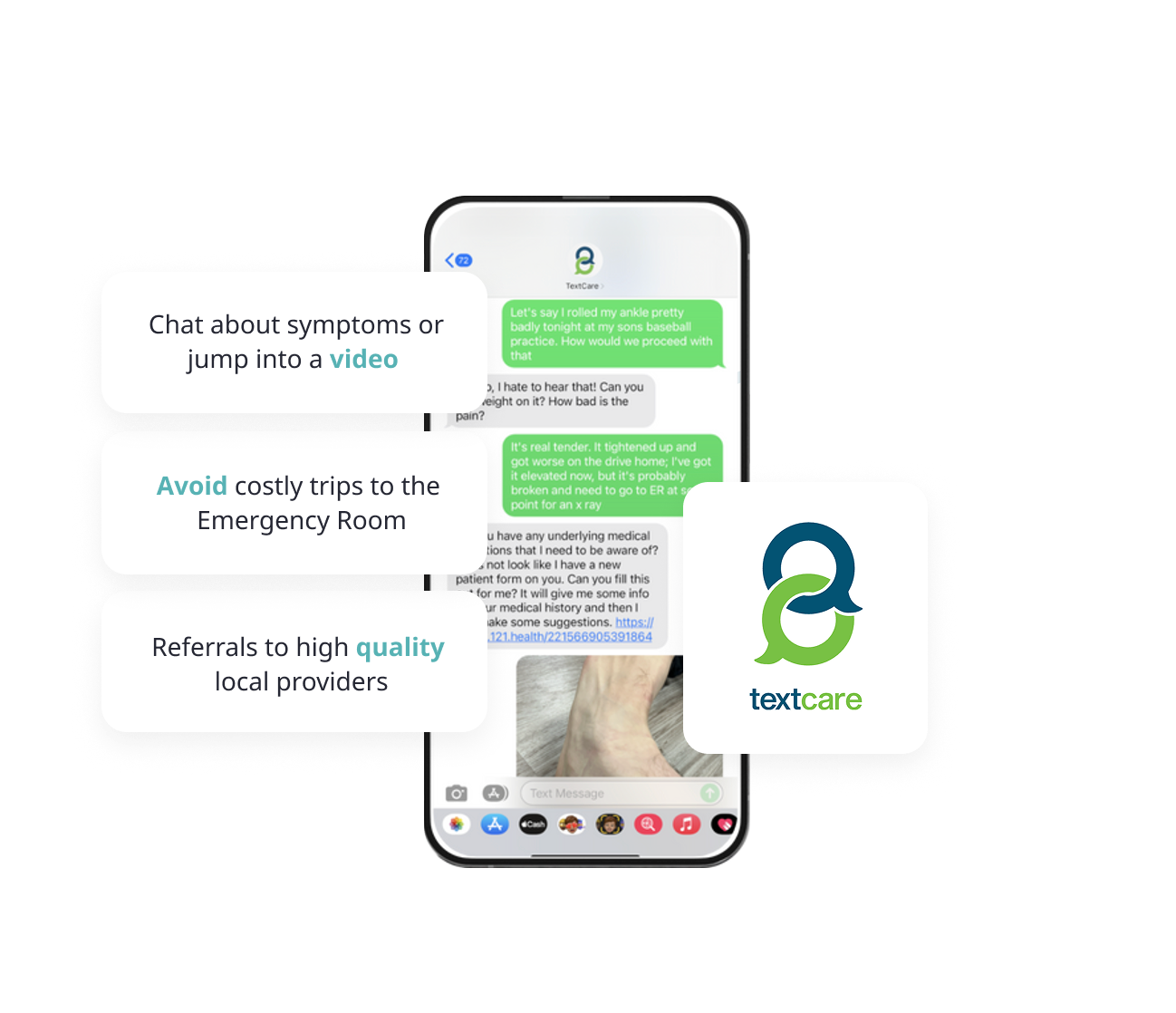 One to One Health mobile interface displayed on Daisy Health marketplace page